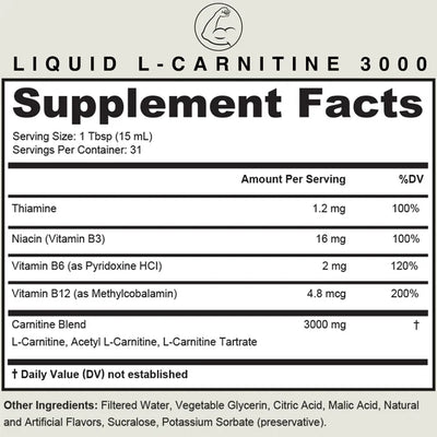 NOLAVIS™ Liquid L-Carnitine 3000 MG