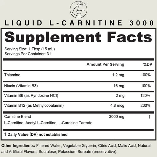 NOLAVIS™ Liquid L-Carnitine 3000 MG